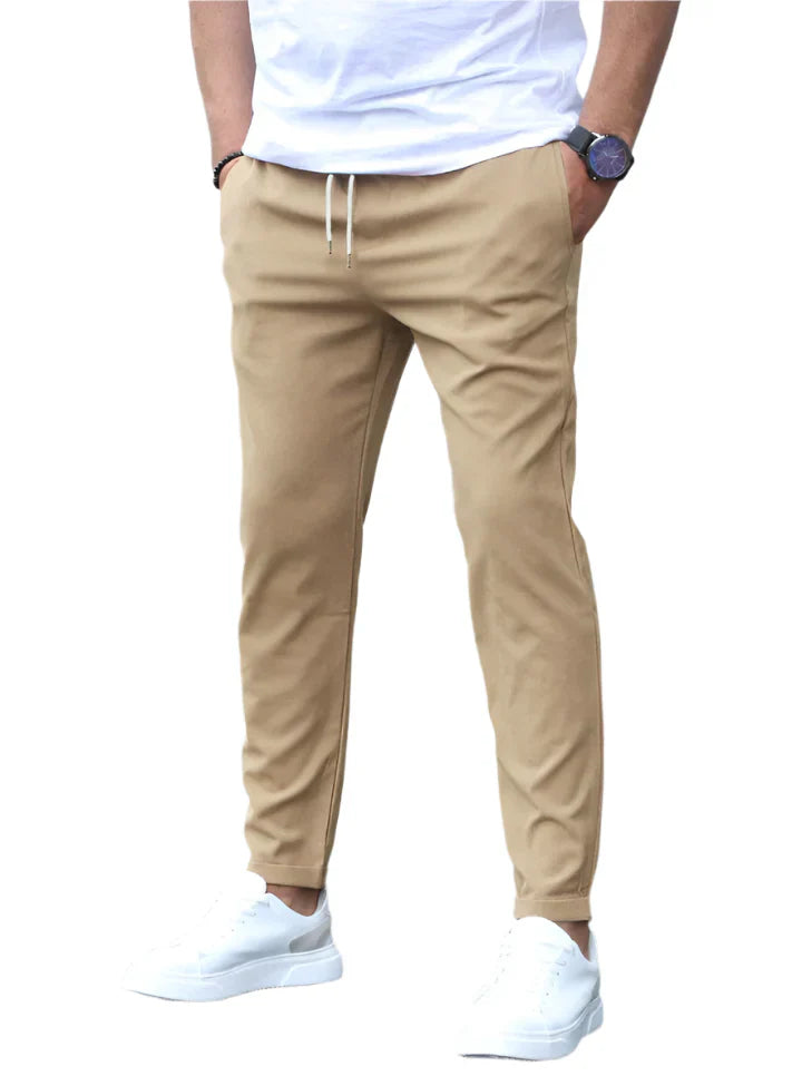 MANSSINO™ | Men's Slim-Fit Stretch Cotton Trousers