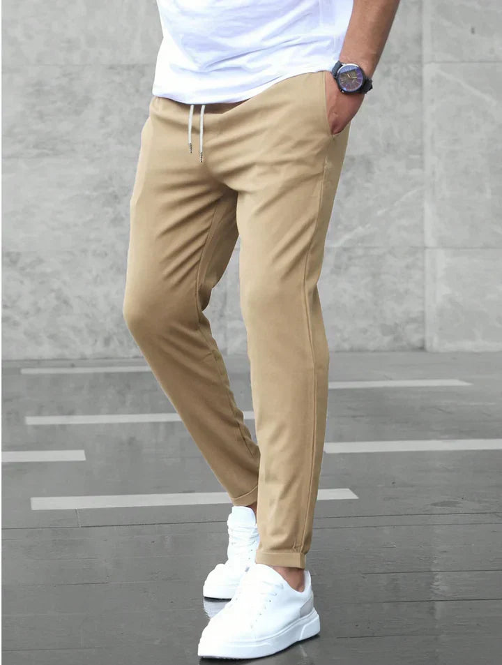 MANSSINO™ | Men's Slim-Fit Stretch Cotton Trousers