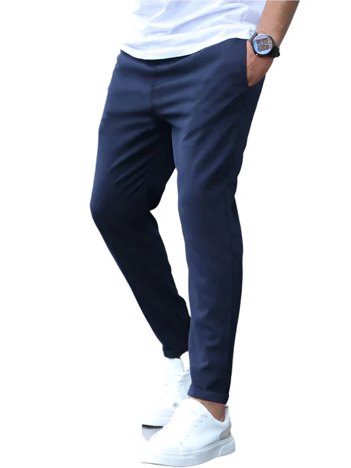 MANSSINO™ | Men's Slim-Fit Stretch Cotton Trousers