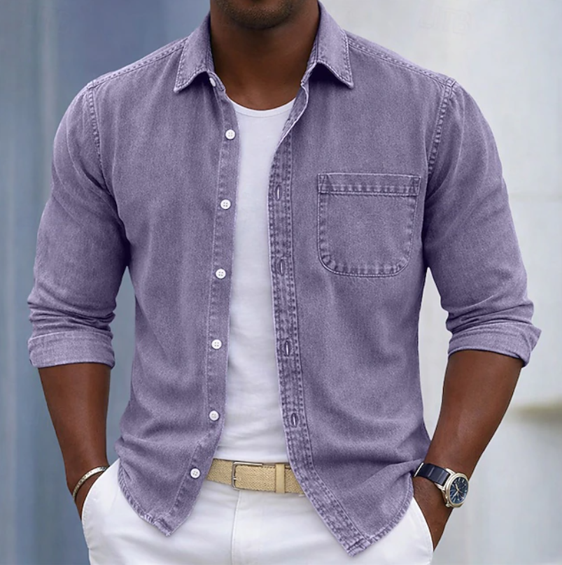 MANSSINO™ | Men's Roll-Up Shirt