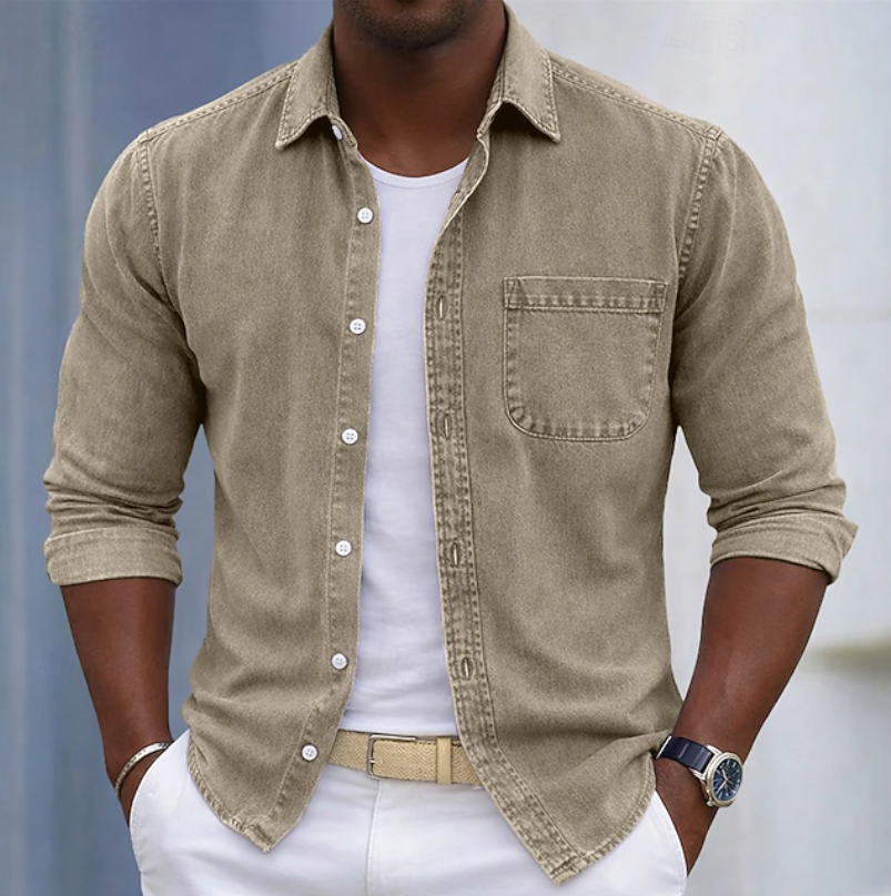 MANSSINO™ | Men's Roll-Up Shirt