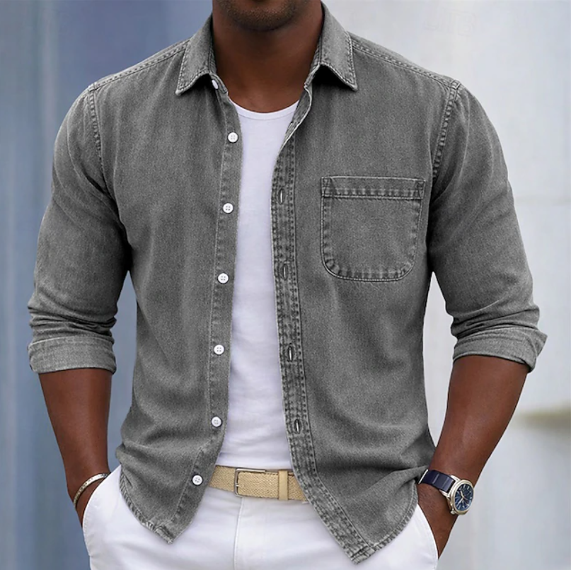 MANSSINO™ | Men's Roll-Up Shirt