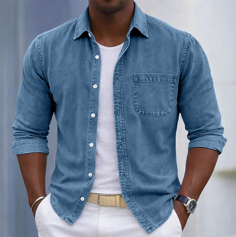 MANSSINO™ | Men's Roll-Up Shirt