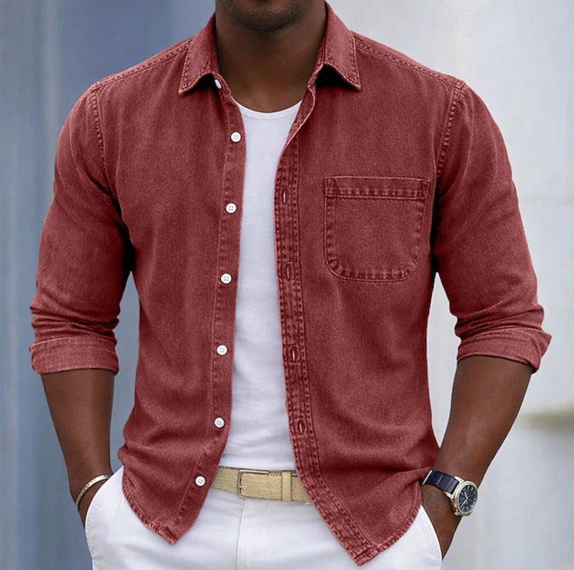 MANSSINO™ | Men's Roll-Up Shirt