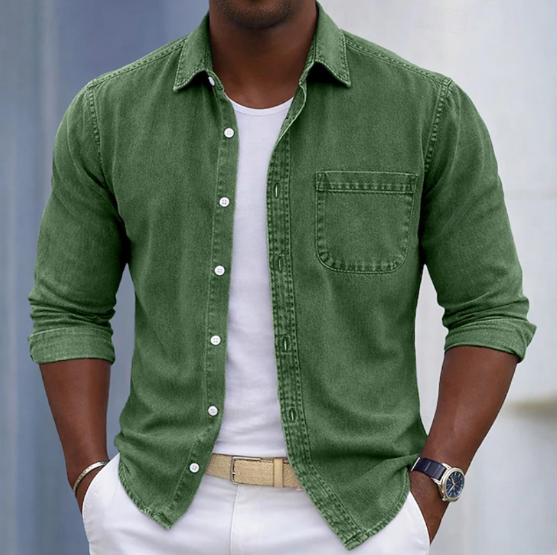 MANSSINO™ | Men's Roll-Up Shirt