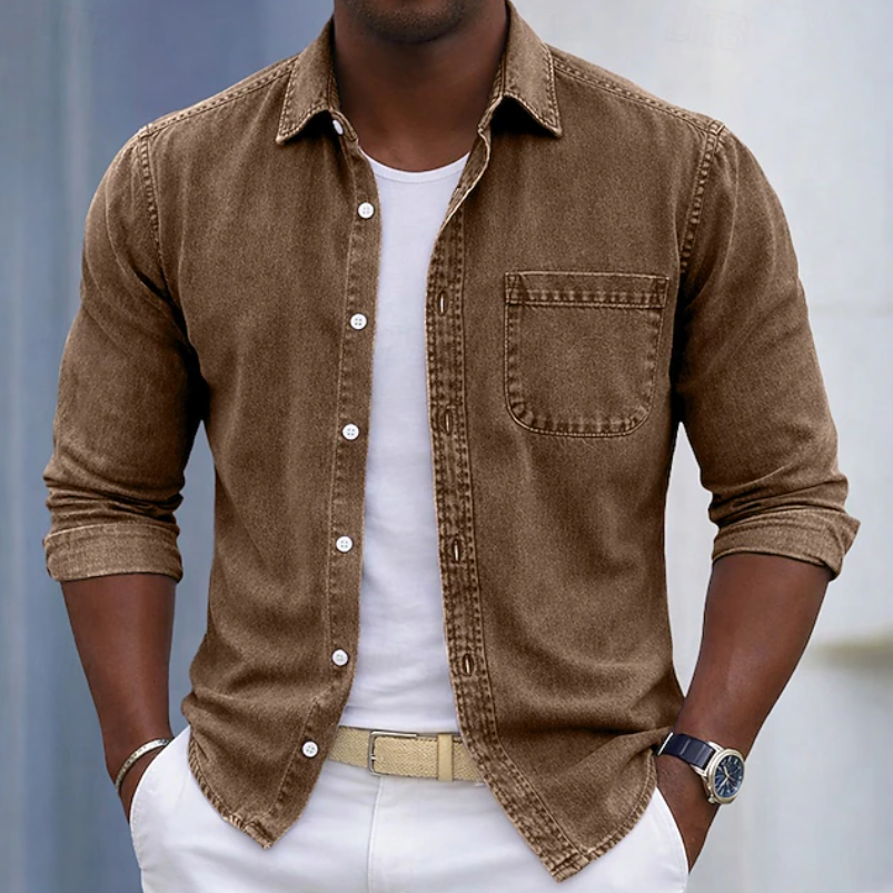 MANSSINO™ | Men's Roll-Up Shirt