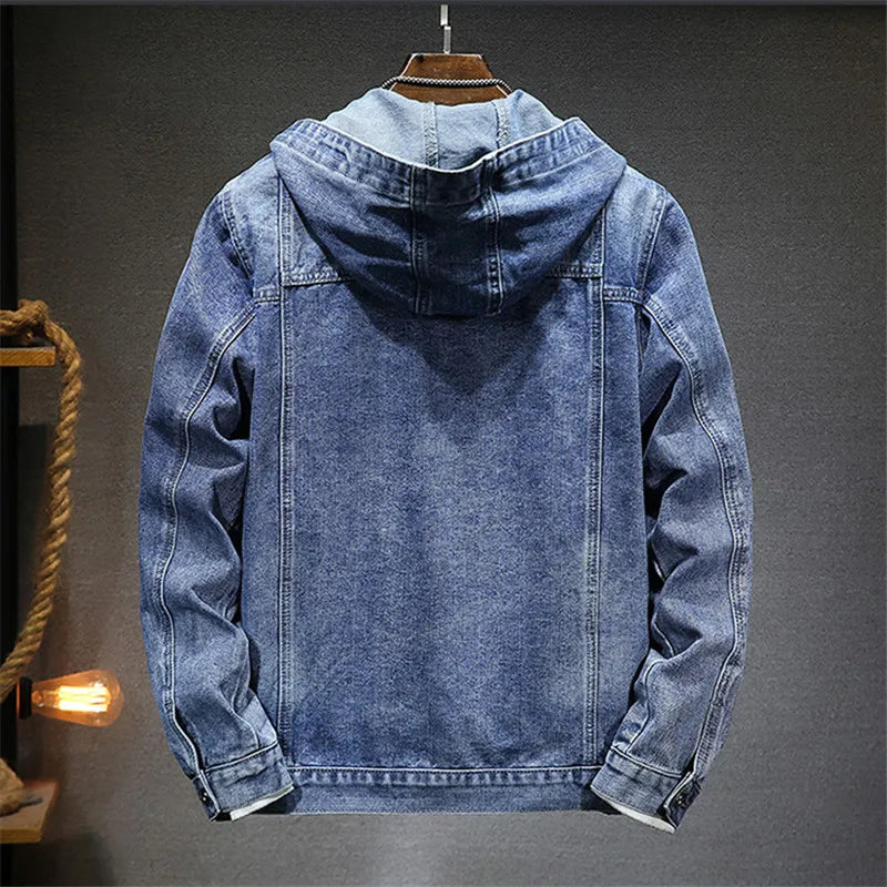 MANSSINO™ | Retro Denim Hoodie