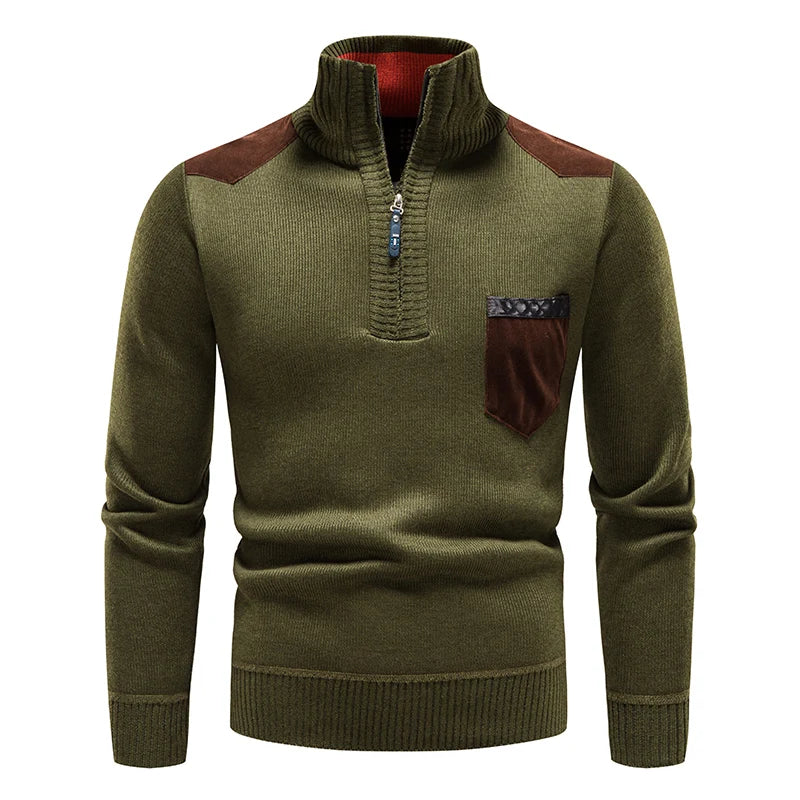 MANSSINO™ | Fleece Zip-Neck