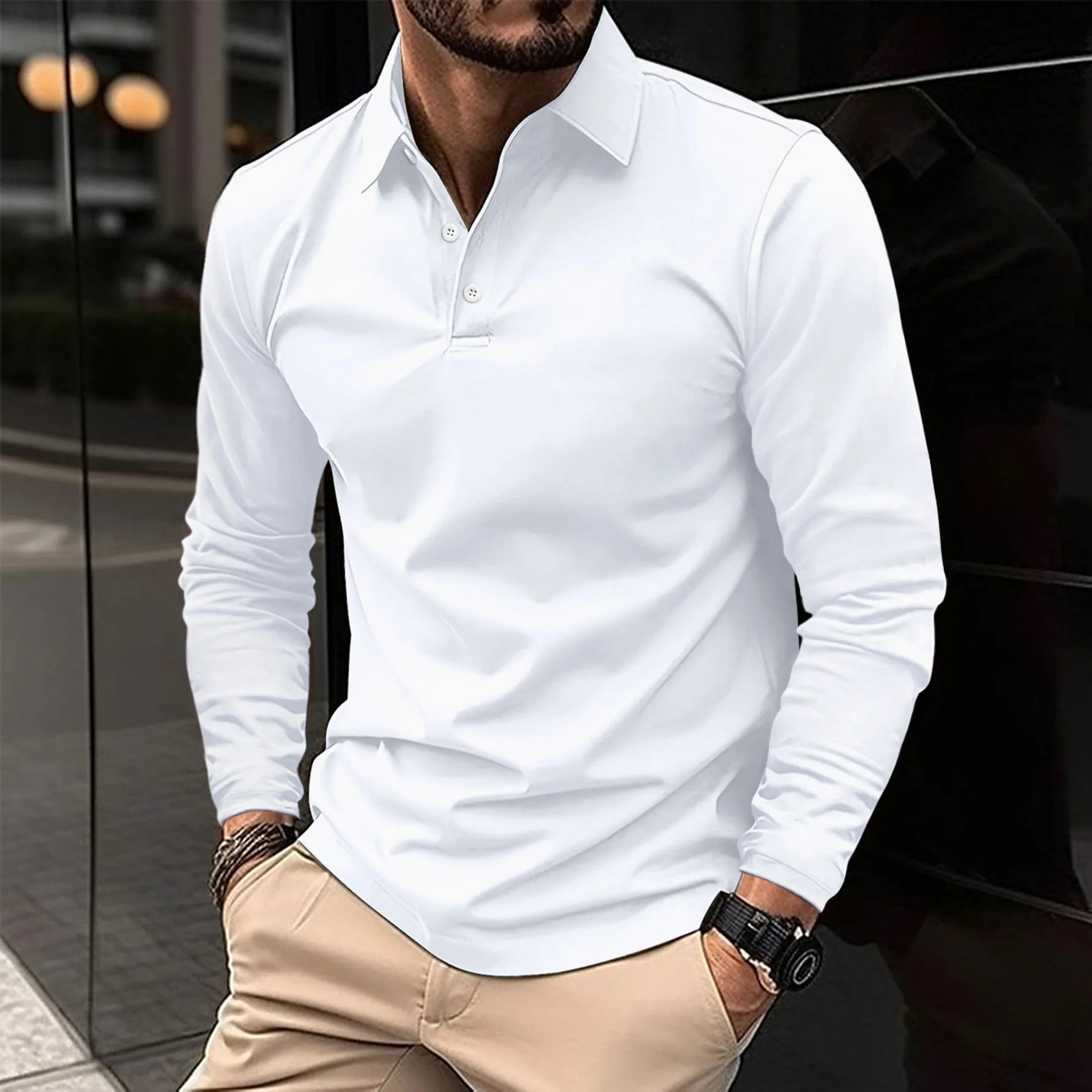 MANSSINO™ | Collared Long-Sleeve