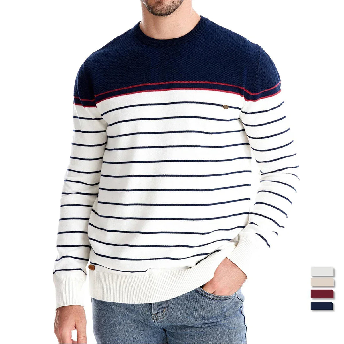 MANSSINO™ | MEN'S STRIPED SWEATER