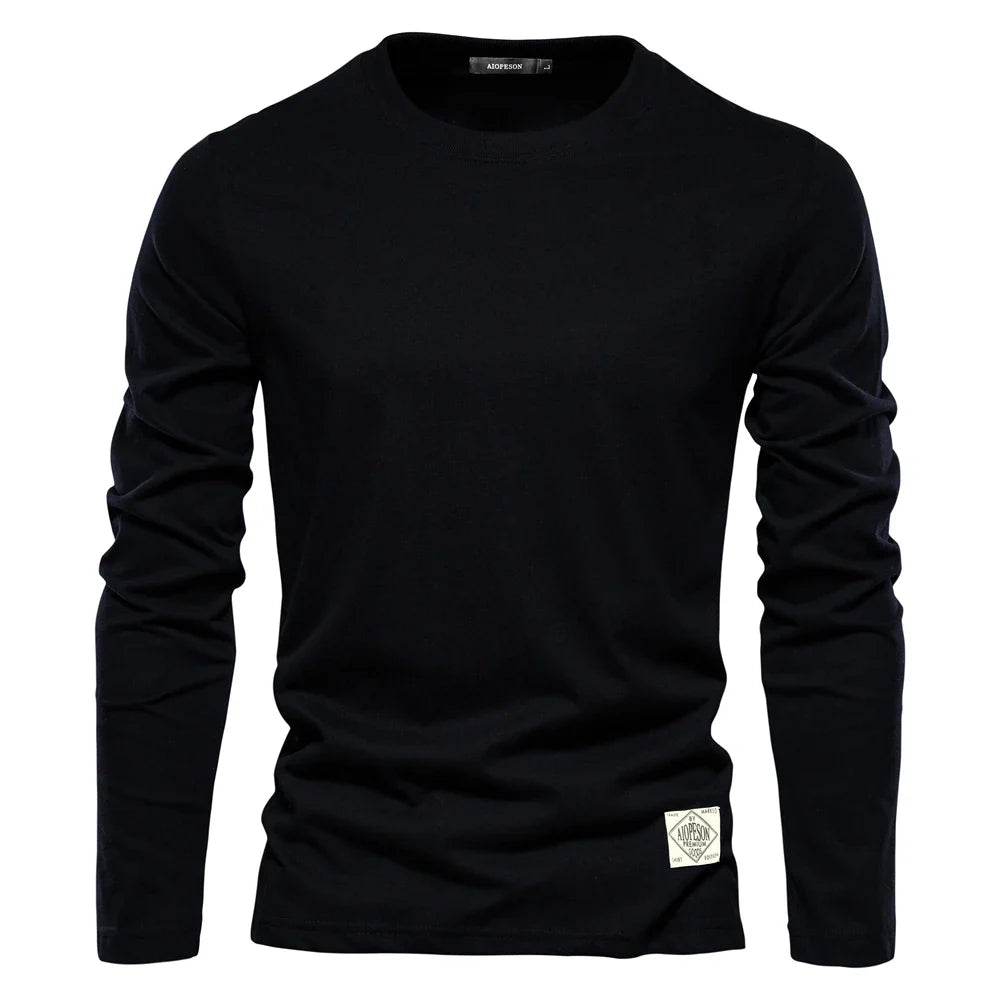 MANSSINO™ | Men's Long-Sleeve Cotton T-Shirt