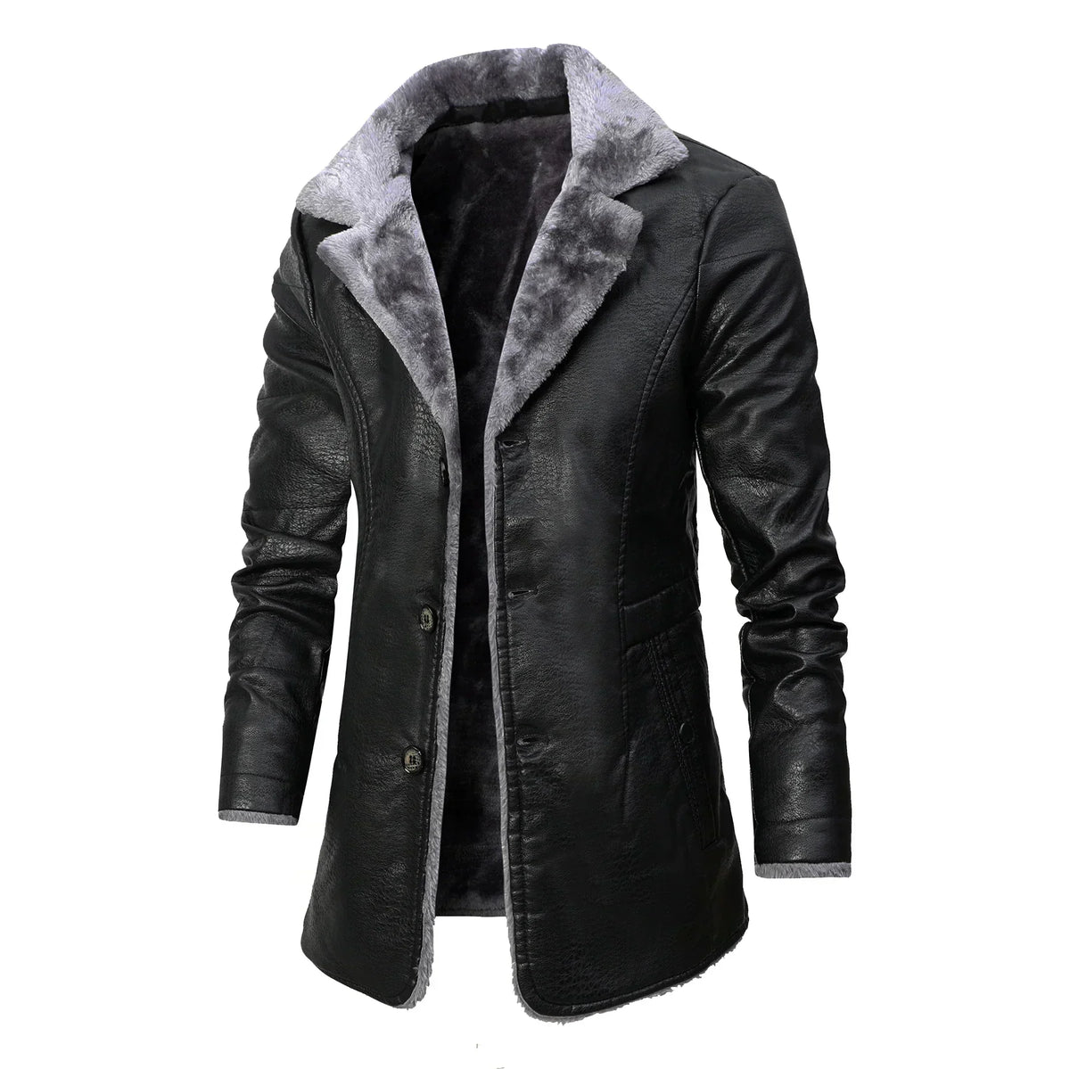 MANSSINO™ | Heritage Fur-Lined Coat for Men