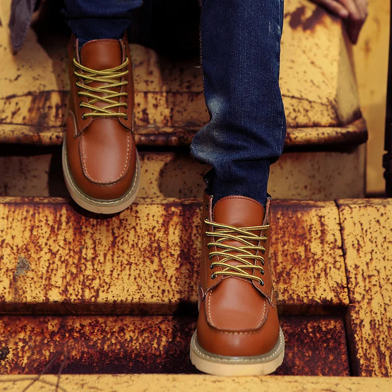 MANSSINO™ | CLASSIC LACE-UP BOOTS