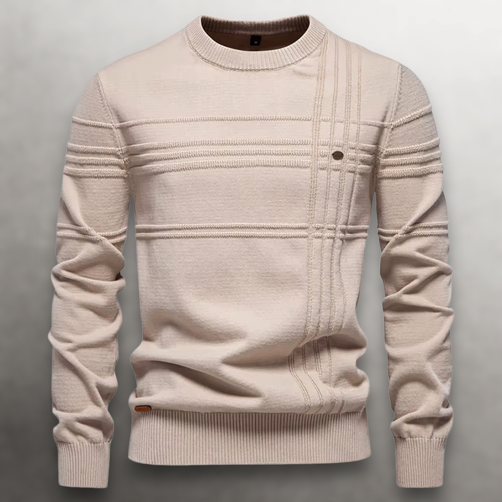 MANSSINO™ | Tonal-Textured Slim Knit