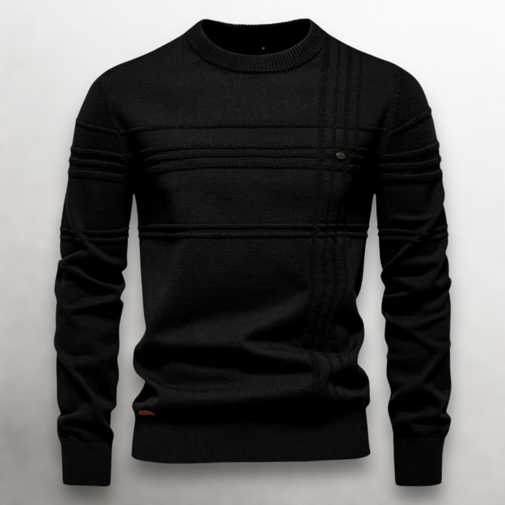 MANSSINO™ | Tonal-Textured Slim Knit