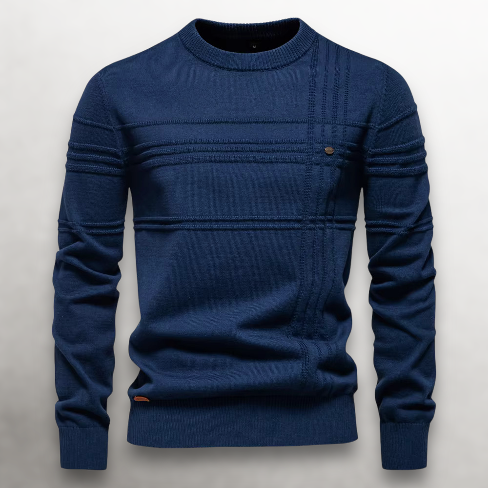 MANSSINO™ | Tonal-Textured Slim Knit