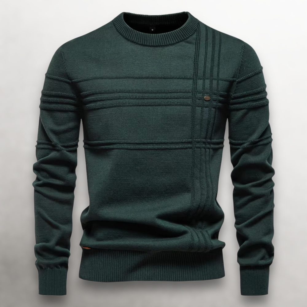 MANSSINO™ | Tonal-Textured Slim Knit