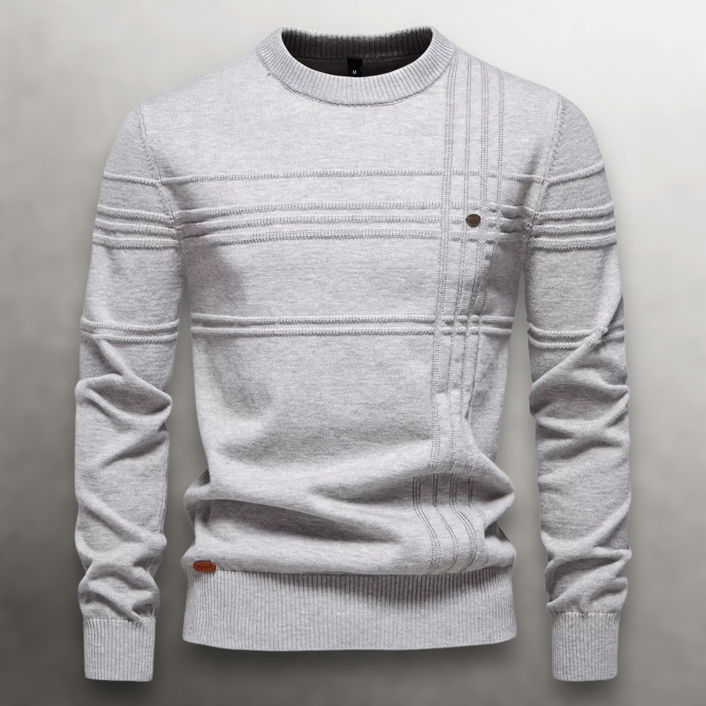 MANSSINO™ | Tonal-Textured Slim Knit