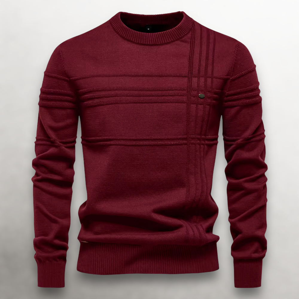MANSSINO™ | Tonal-Textured Slim Knit