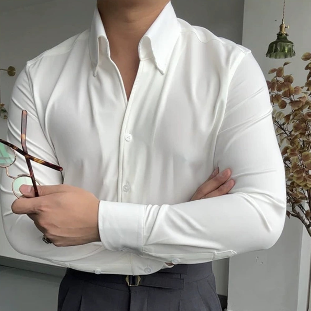 MANSSINO™ | MEN'S BAMBOO V-NECK SHIRT
