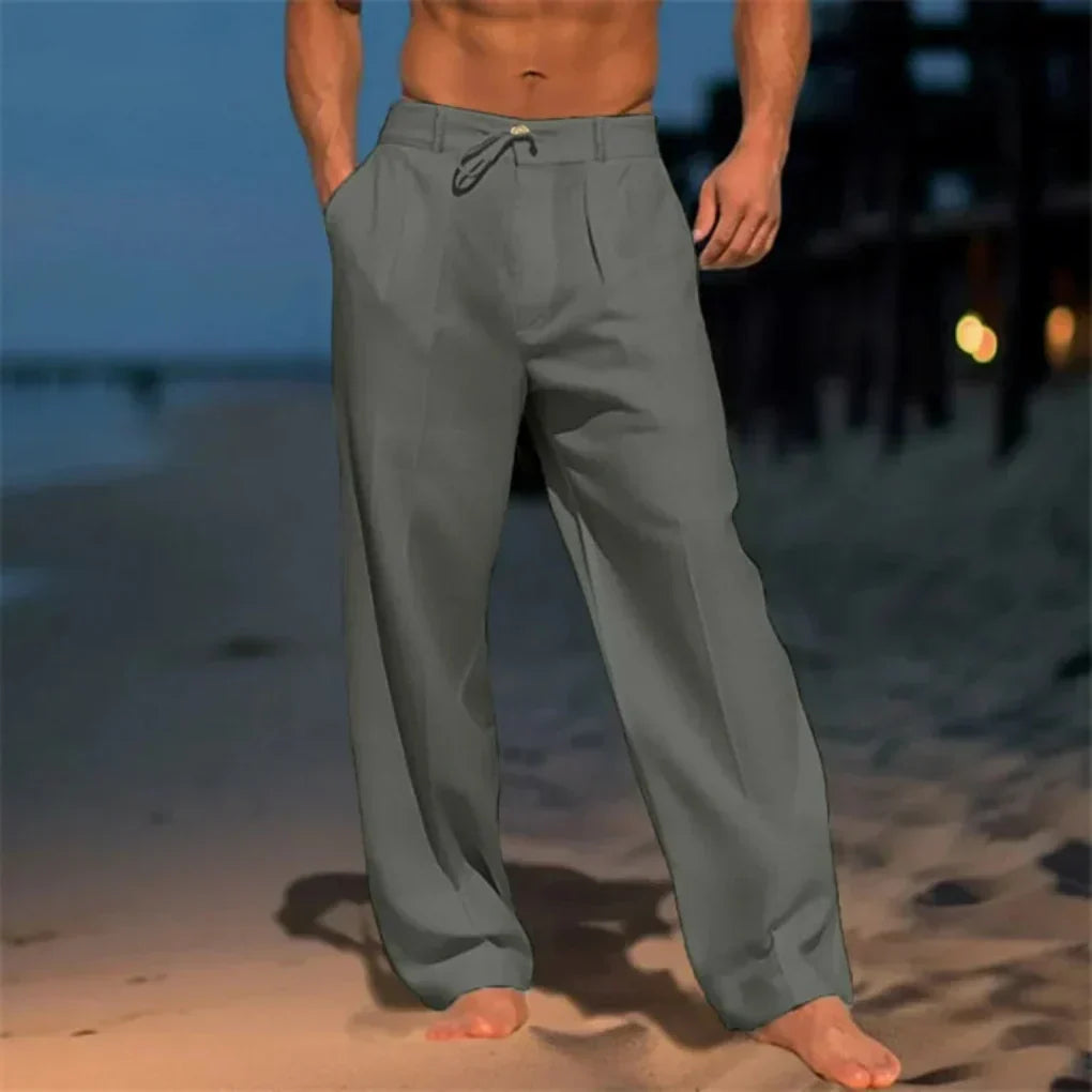 MANSSINO™ | Men's Polyester Blend Trousers