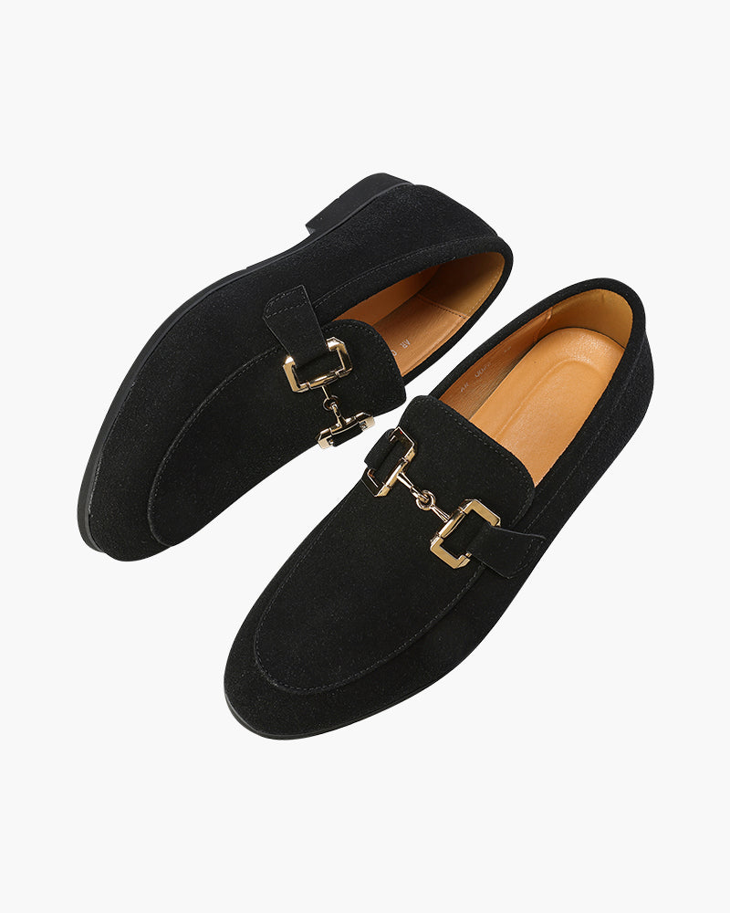 MANSSINO™ | All-Leather Suede loafers