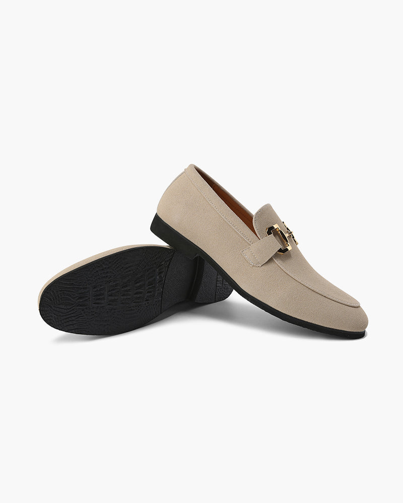MANSSINO™ | All-Leather Suede loafers