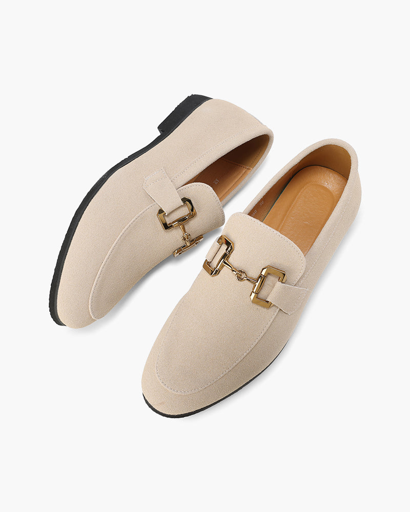 MANSSINO™ | All-Leather Suede loafers