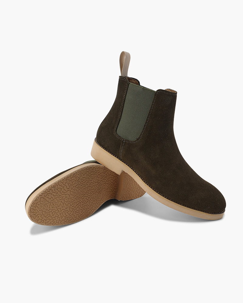 MANSSINO™ | Suede Chelsea boots