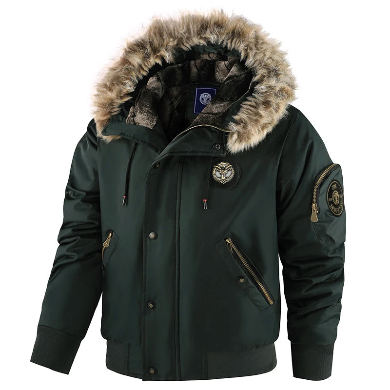 MANSSINO™ | Men's Fur-Trimmed Padded Winter Jacket