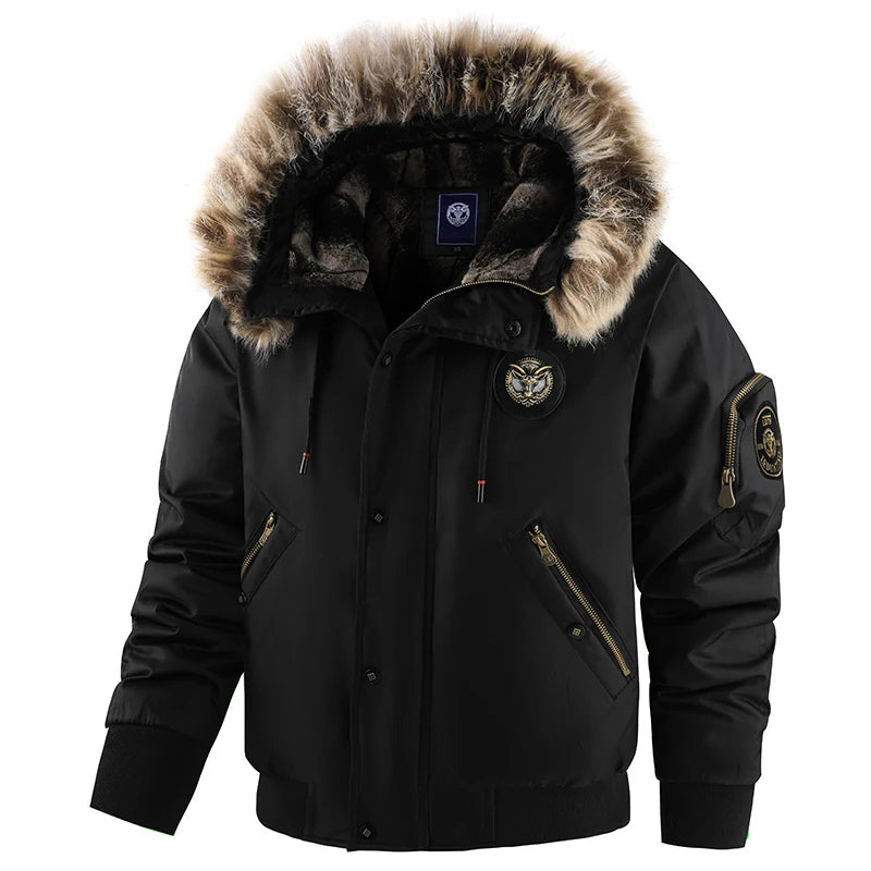MANSSINO™ | Men's Fur-Trimmed Padded Winter Jacket