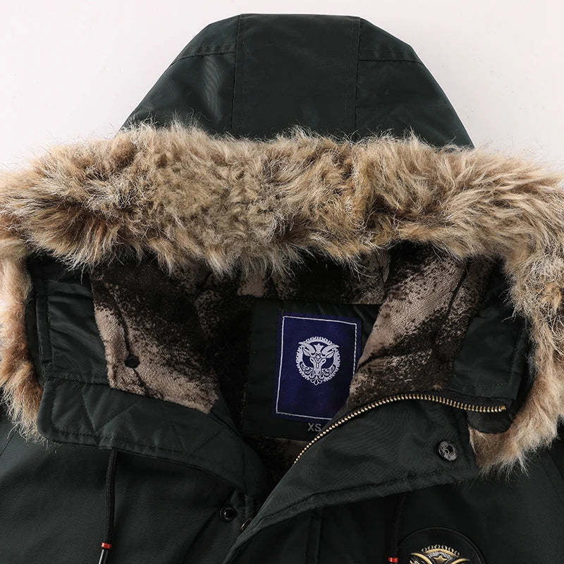 MANSSINO™ | Men's Fur-Trimmed Padded Winter Jacket