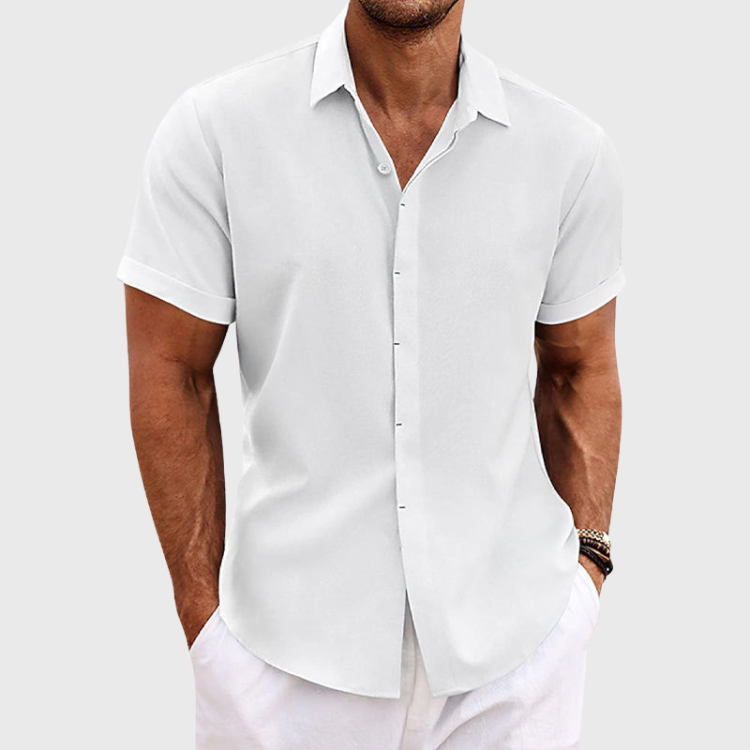 MANSSINO™ | Linen Short-Sleeve