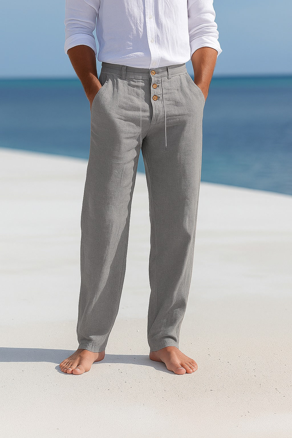 MANSSINO™ | Men's Breathable Linen Adjustable-Waist Trousers