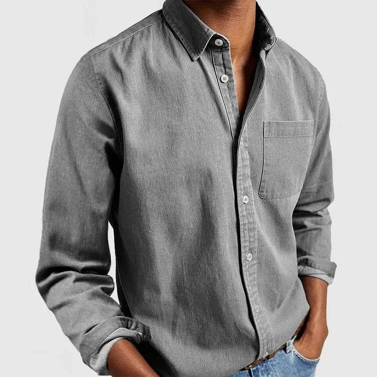 MANSSINO™ | Men's Brushed Cotton Oxford Shirt