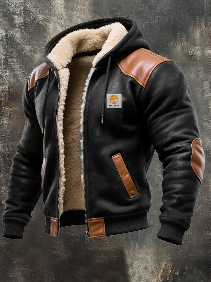MANSSINO™ | Vintage Suede Hooded Jacket
