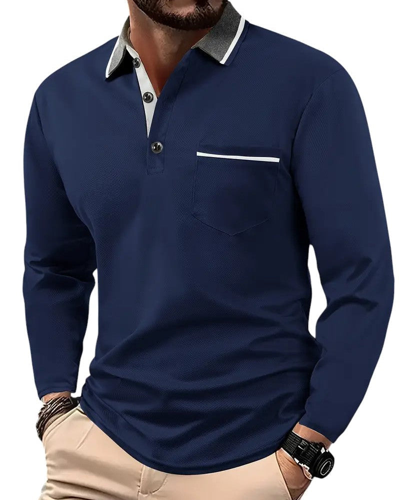 MANSSINO™ | Classic Long-Sleeve Polo