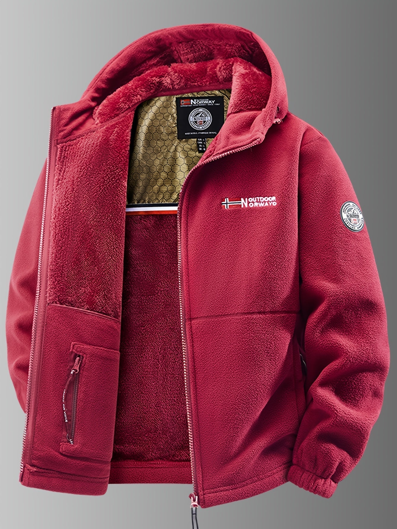 MANSSINO™ | Thermal Fleece Hooded Jacket