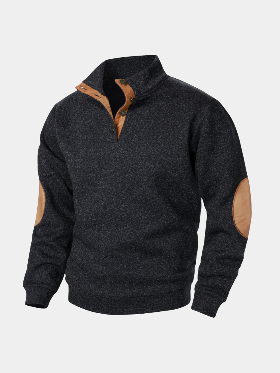 MANSSINO™ | Mens Button-Neck High-Collar