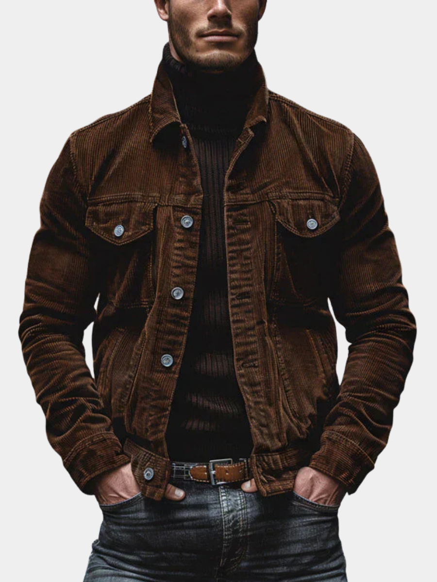 MANSSINO™ | Retro Corduroy Work Jacket