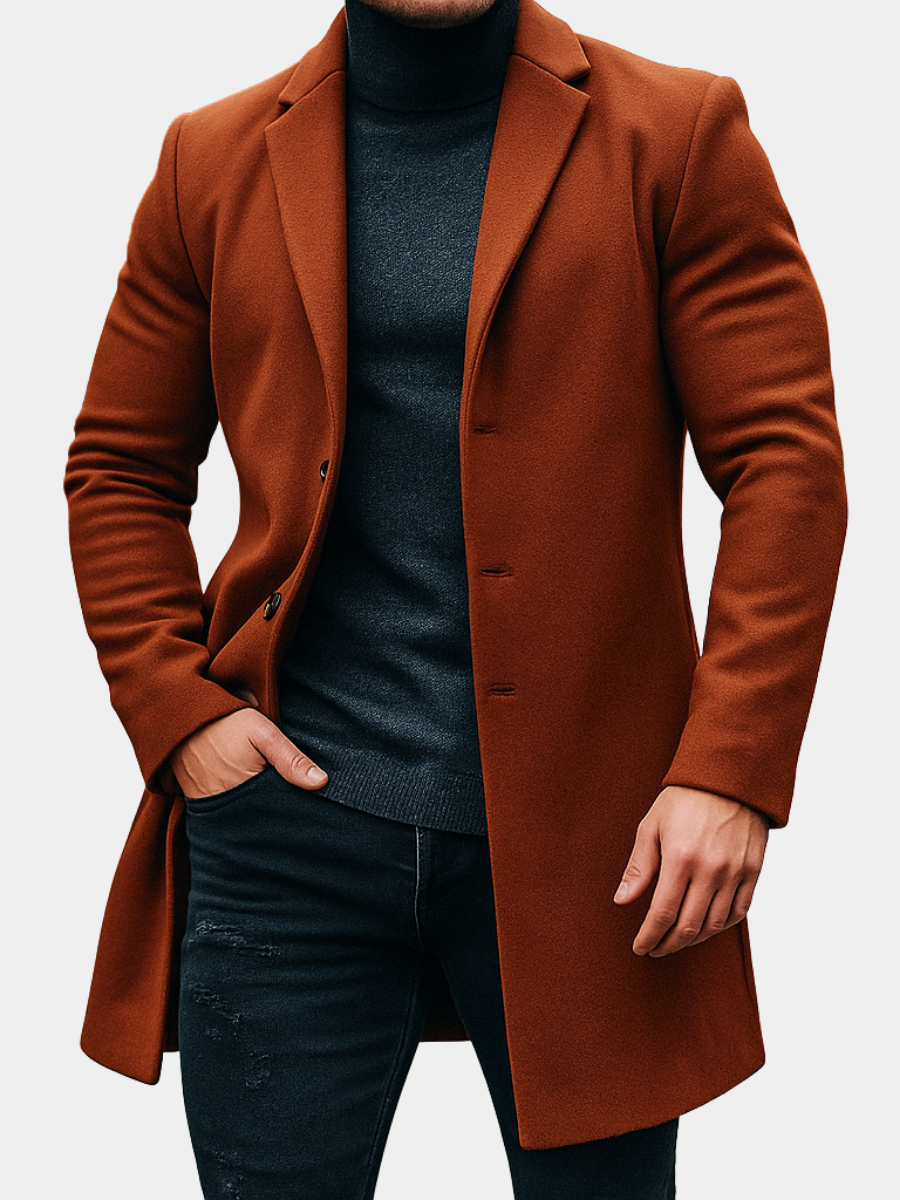 MANSSINO™ | Wool City Trench Coat