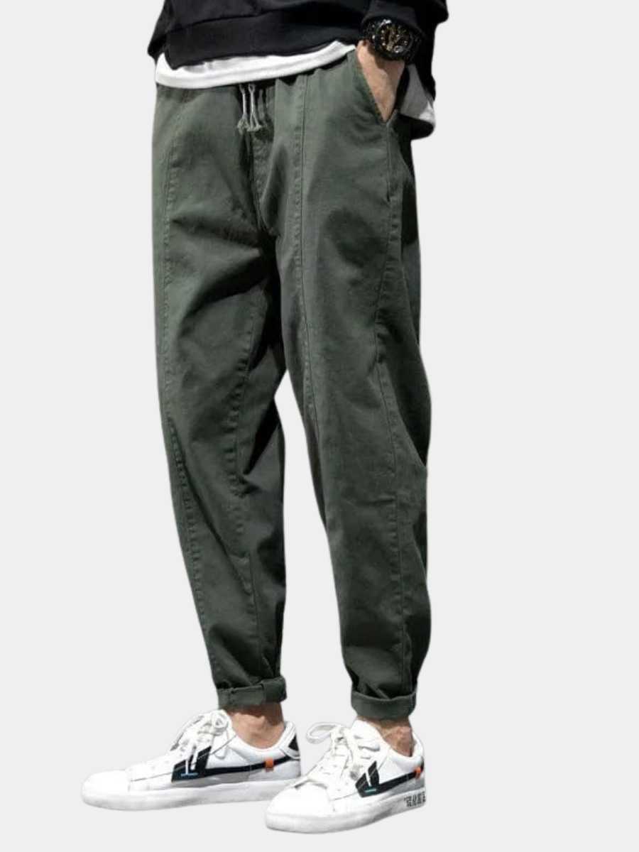 MANSSINO™ | Men's Tapered Drawstring Cargo Trousers