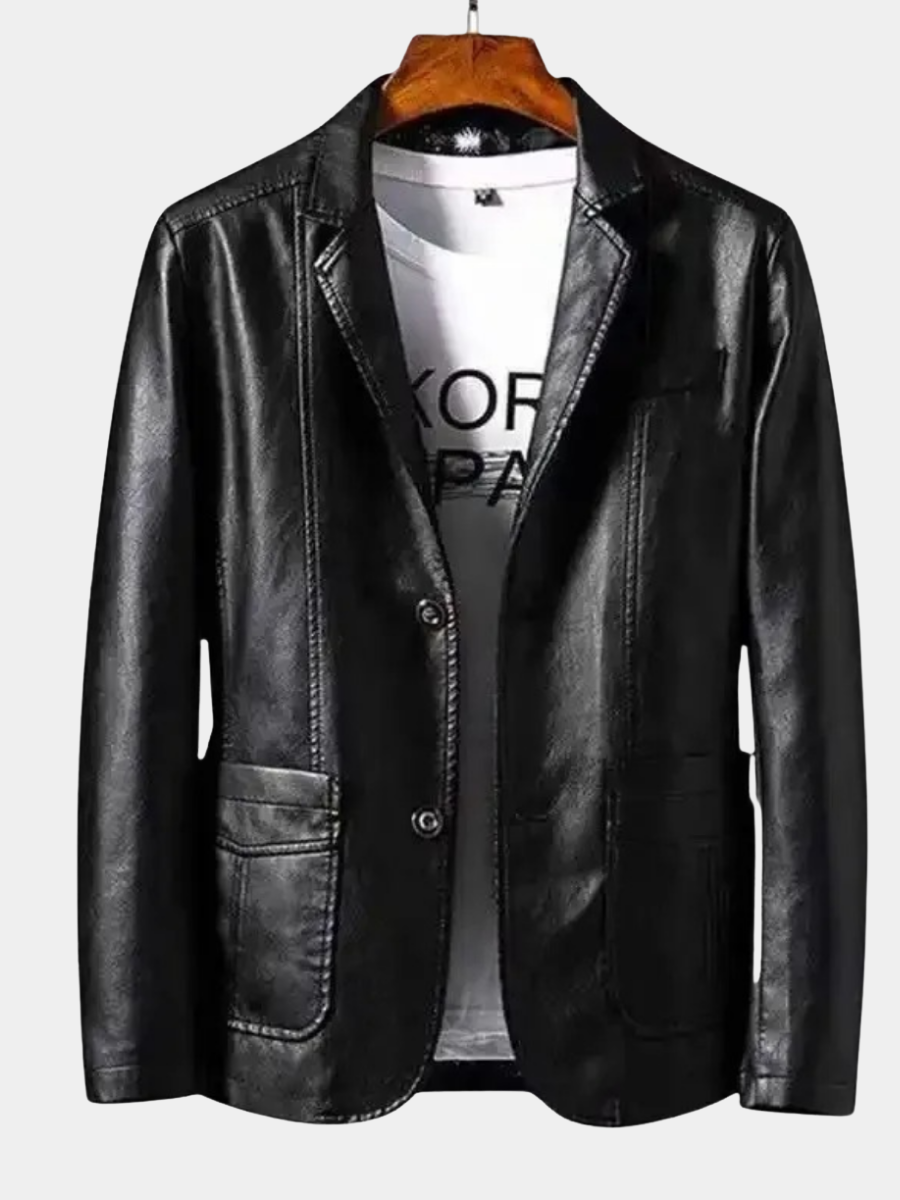 MANSSINO™ | Classic Leather Jacket