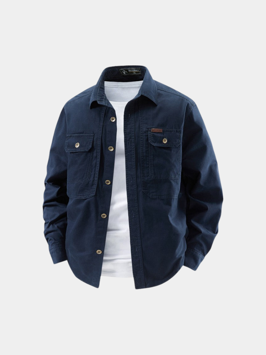 MANSSINO™ | Long-Sleeve Utility Shirt