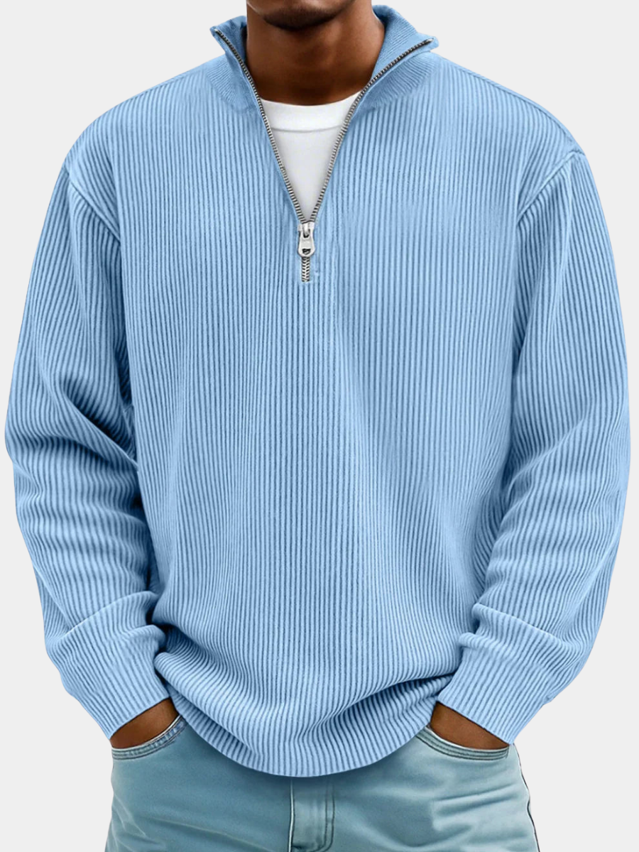 MANSSINO™ | Mid-Zip Warm Knit