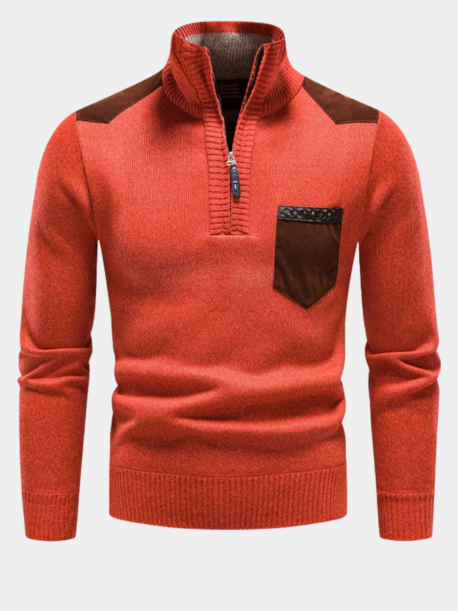 MANSSINO™ | Fleece Zip-Neck