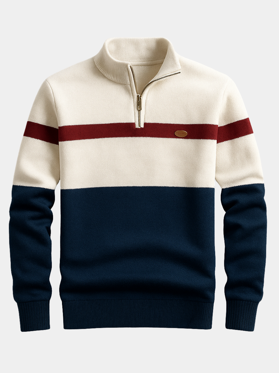 MANSSINO™ | Zip-Neck Longsleeve
