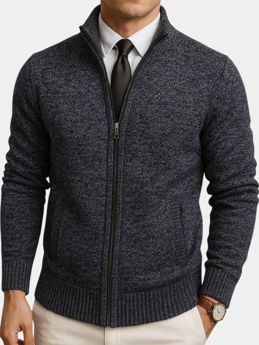 MANSSINO™ | Tailored Merino Blend Cardigan