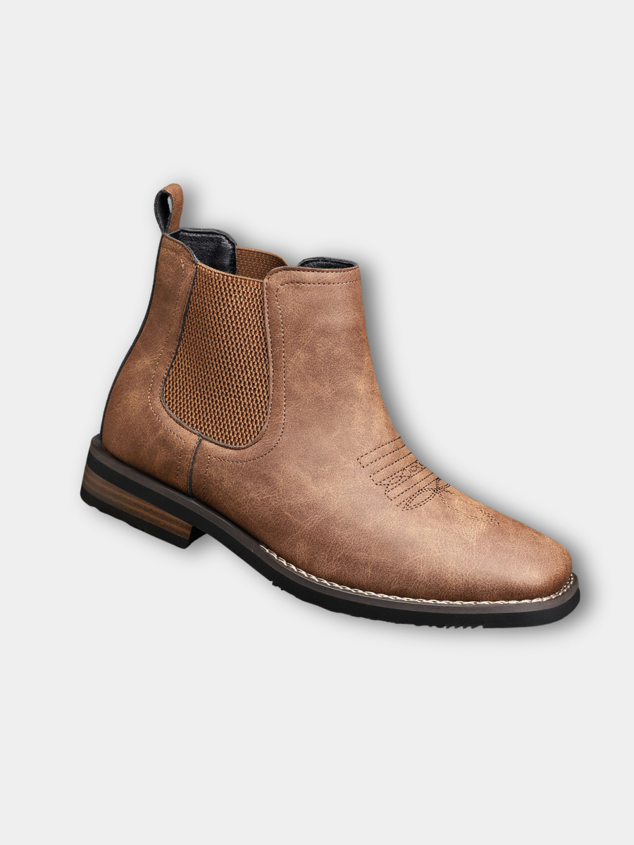 MANSSINO™ | MENS LEATHER ANKLE BOOTS