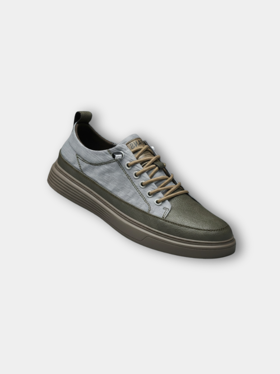 MANSSINO™ | MENS LEATHER TRAINERS